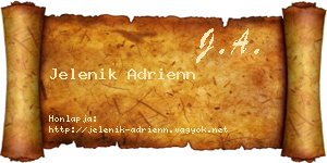 Jelenik Adrienn névjegykártya
