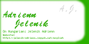 adrienn jelenik business card